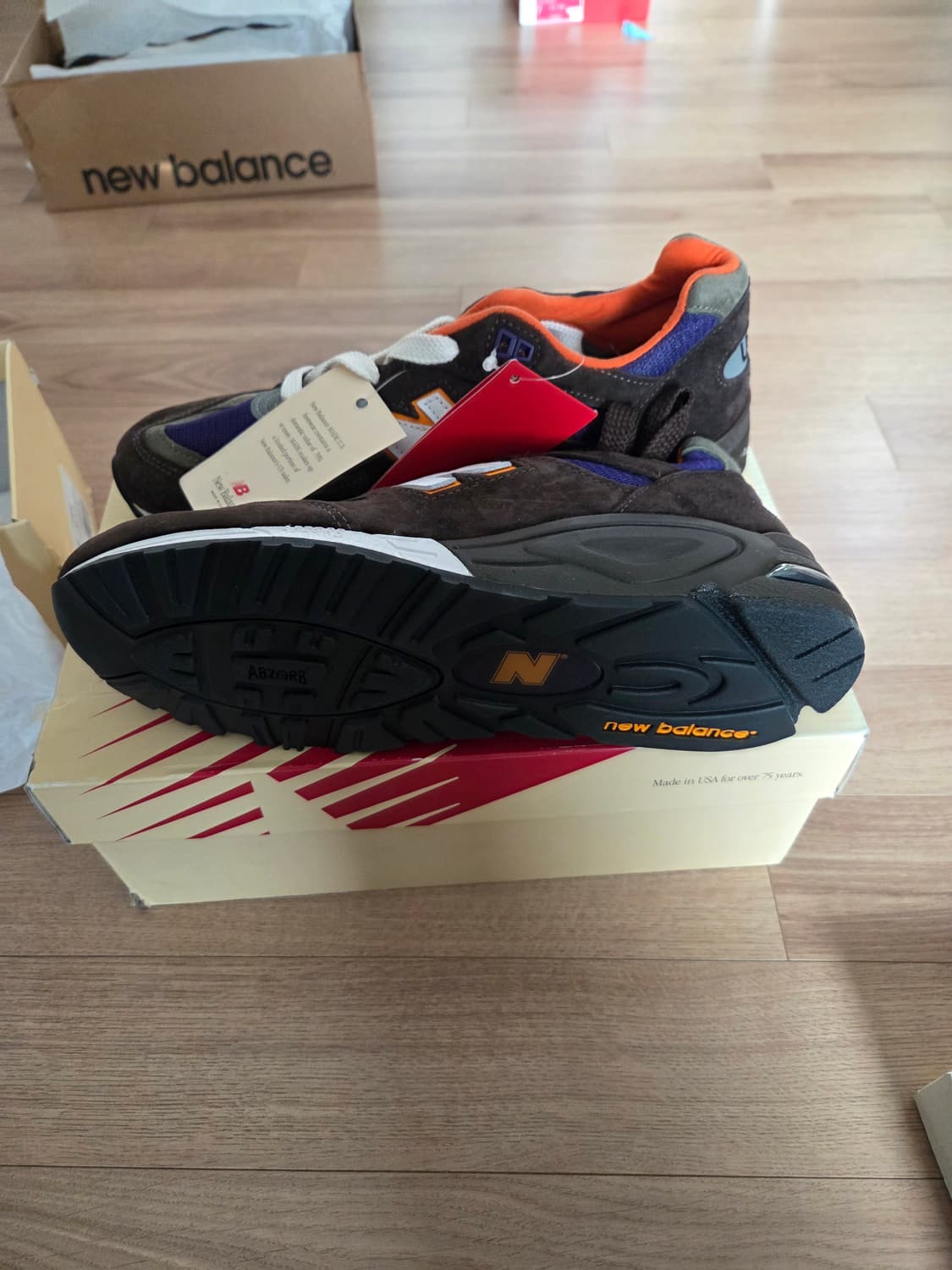 뉴발란스 990 270 새상품 M990BR2 상품이미지2