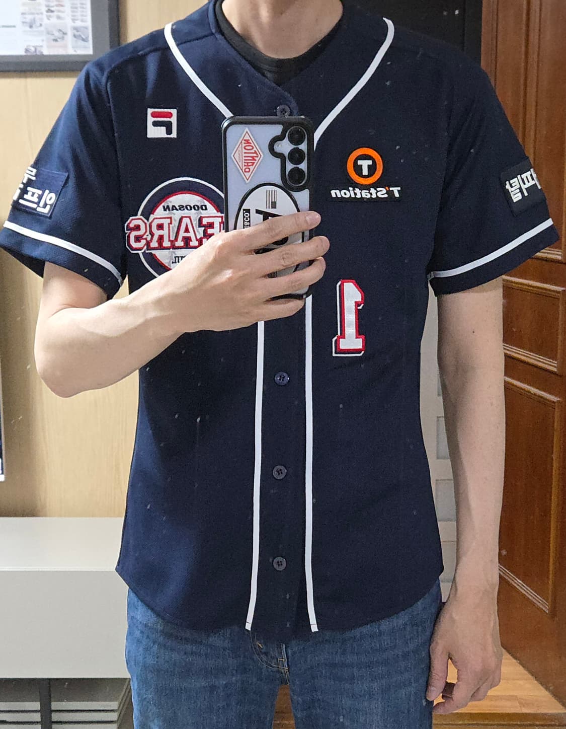 (착샷) 두산베어스 유니폼 져지  상품이미지9