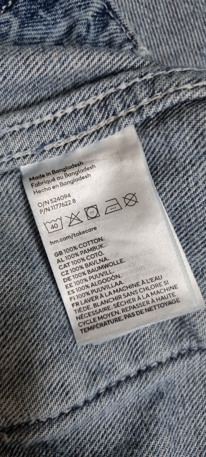 H&M 에이치엔엠 트러앤드류 데님자켓 L _ 남성 상품이미지10