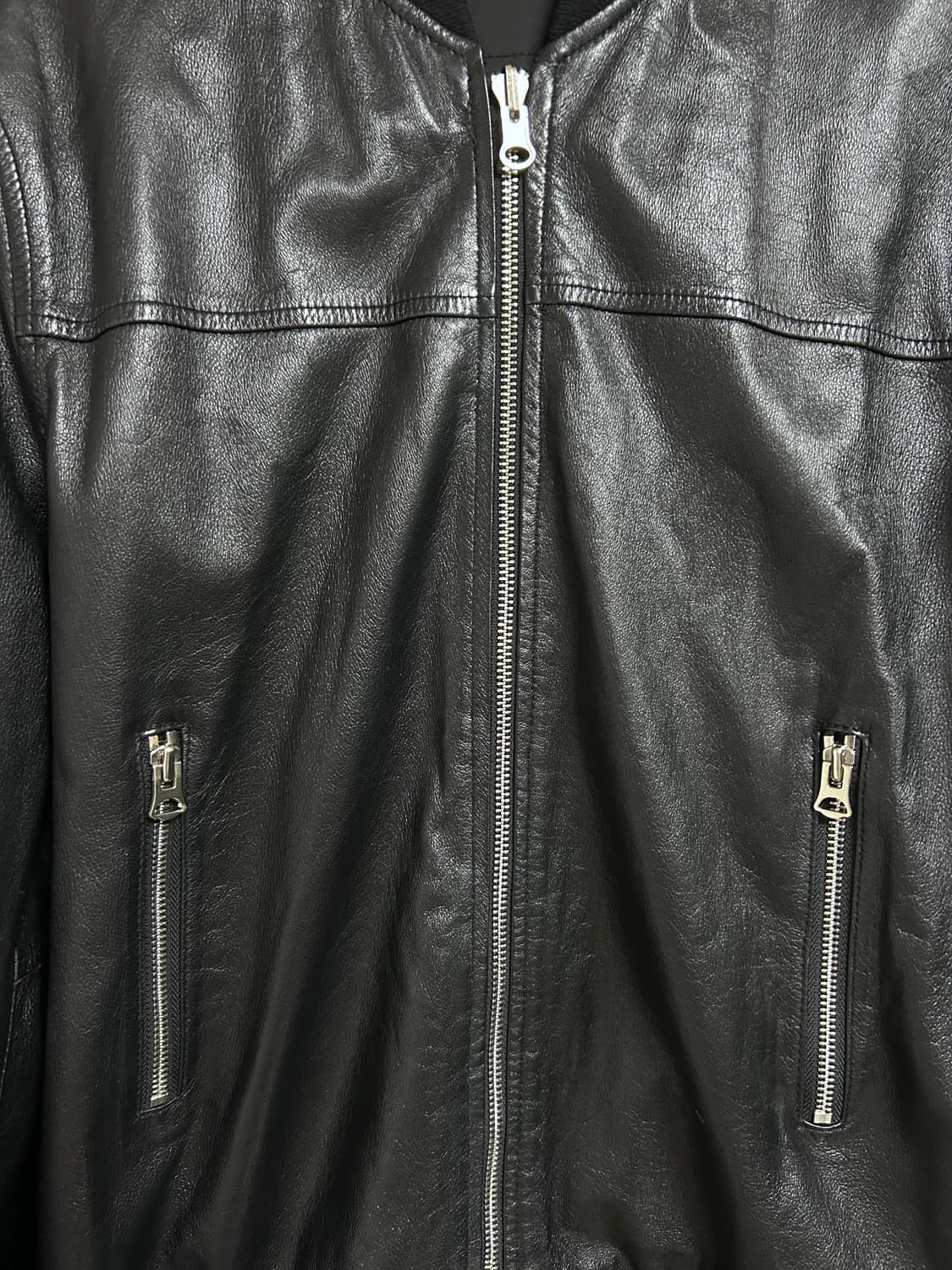 리버시블 레더 MA-1 상품이미지8