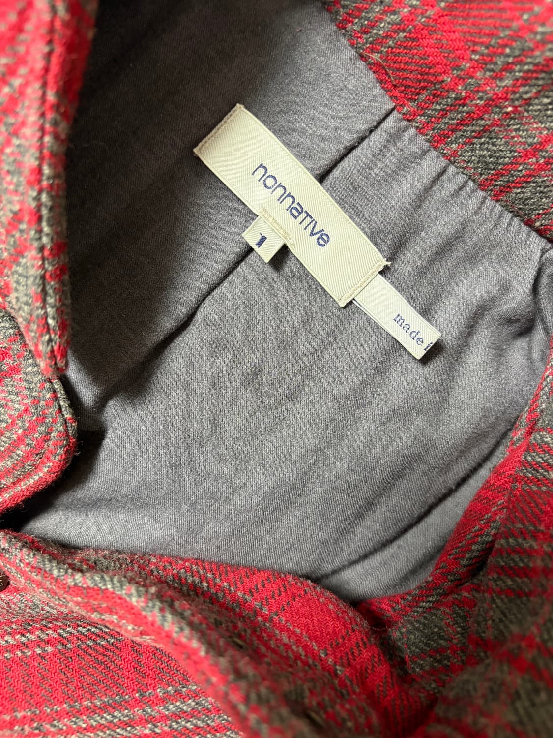 논네이티브 체크패턴 자켓 상품이미지2