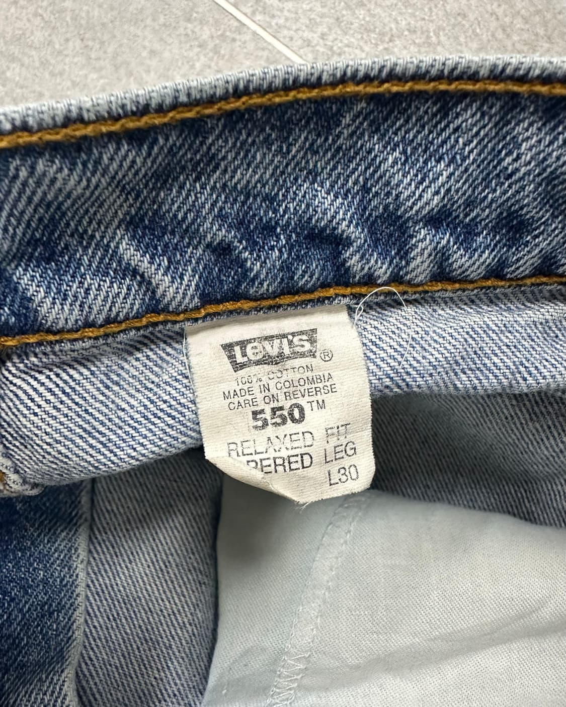 (허단41)90'S 리바이스 550 오렌지탭-M2037 상품이미지3