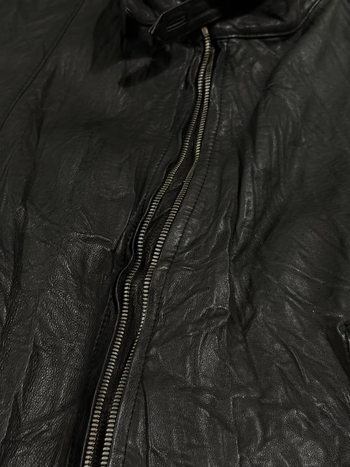 Pigskin Leather Zip Jacket 상품이미지2