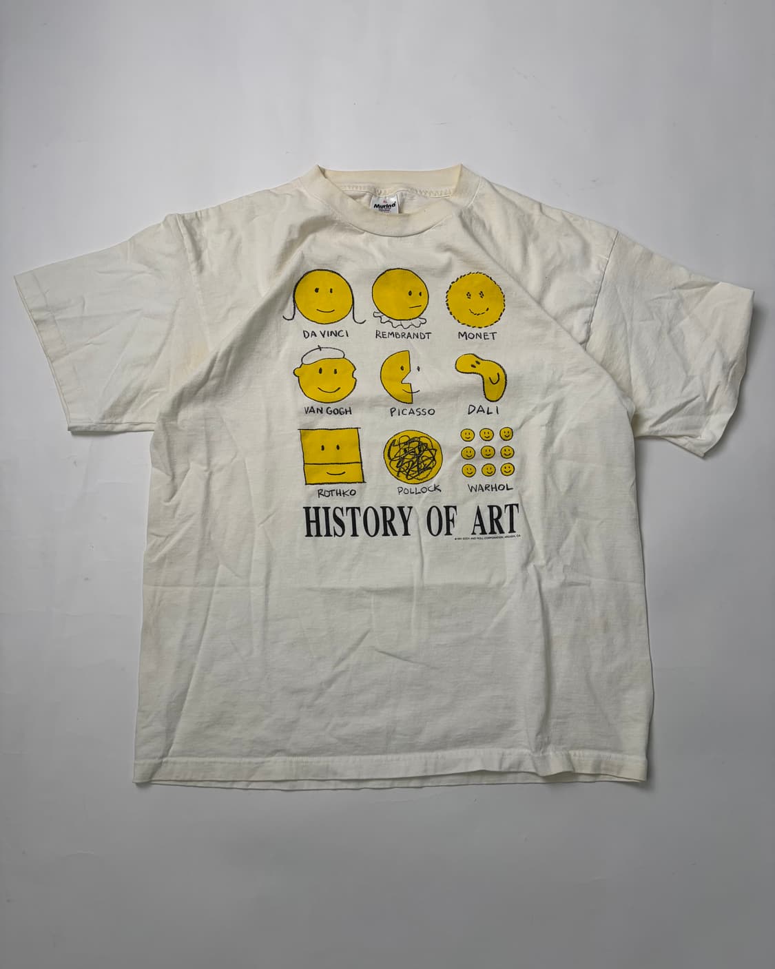 90s History Of Art Tee (white) 상품이미지1