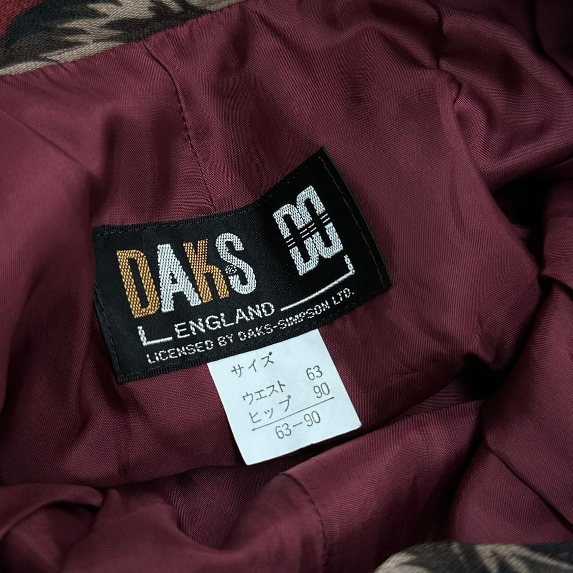 닥스 80s 플라워 플리츠 와이드 팬츠 상품이미지9