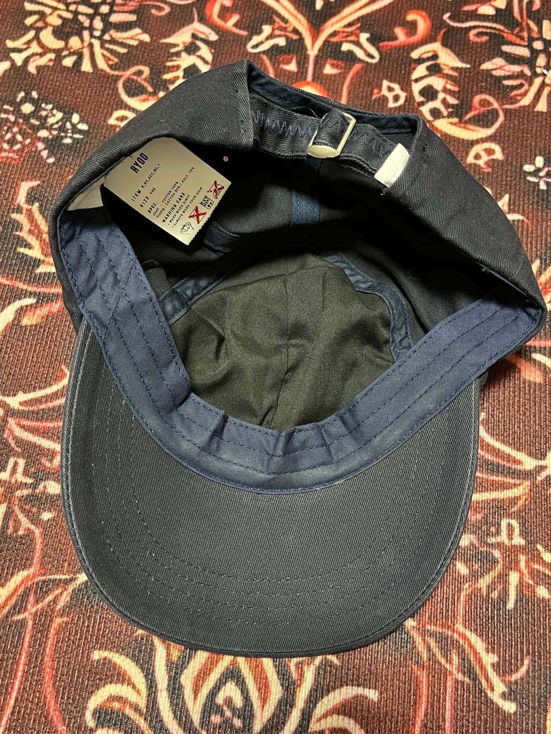 RYOO 볼캡 네이비 상품이미지2