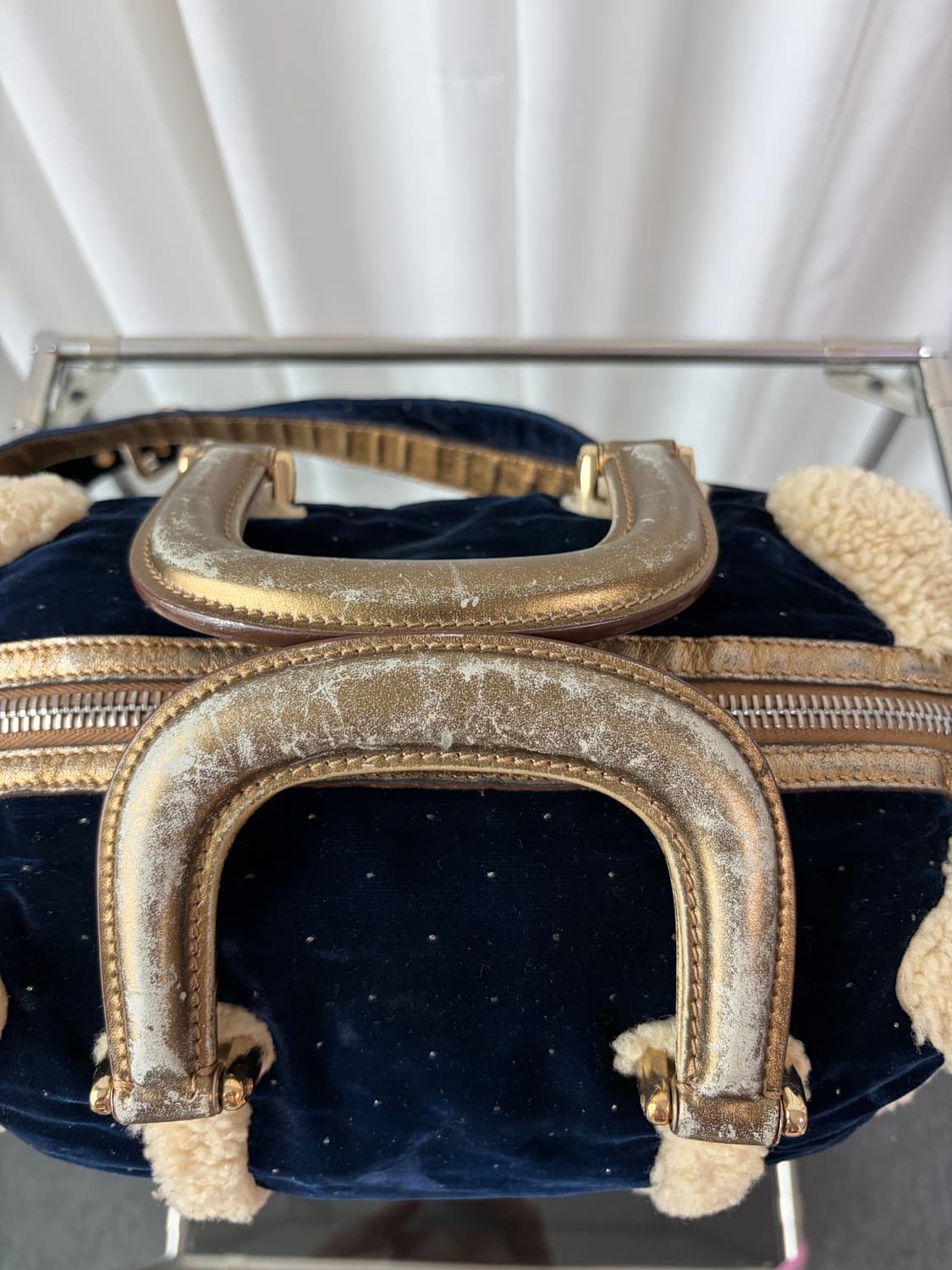 펜디 벨벳 & 셔링 숄더백 상품이미지9