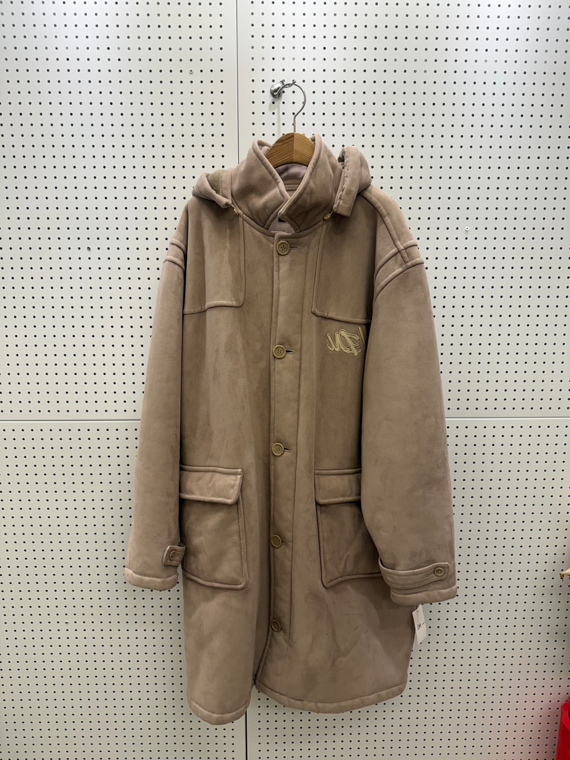 마자플라바 올드스쿨 빅로고 후디 롱코트 U661 상품이미지2