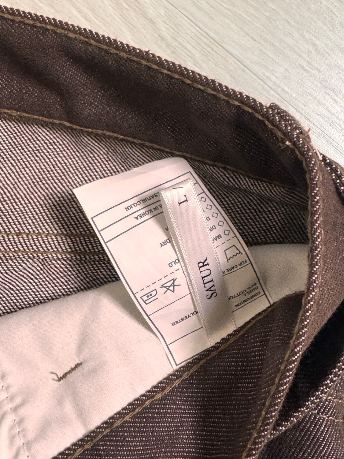 세터 데님 셋업 상품이미지4