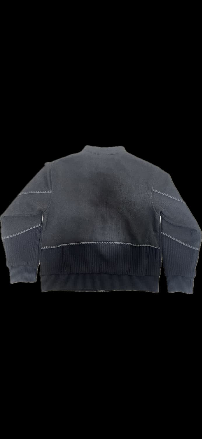 [M] ETCE 스모킹 니트 집업 블랙  상품이미지3