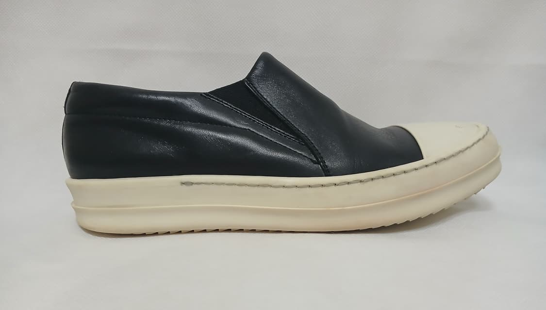 릭오웬스 / 17fw 라몬즈 보트 레더 슬립온 / 38.5 (250) 상품이미지5