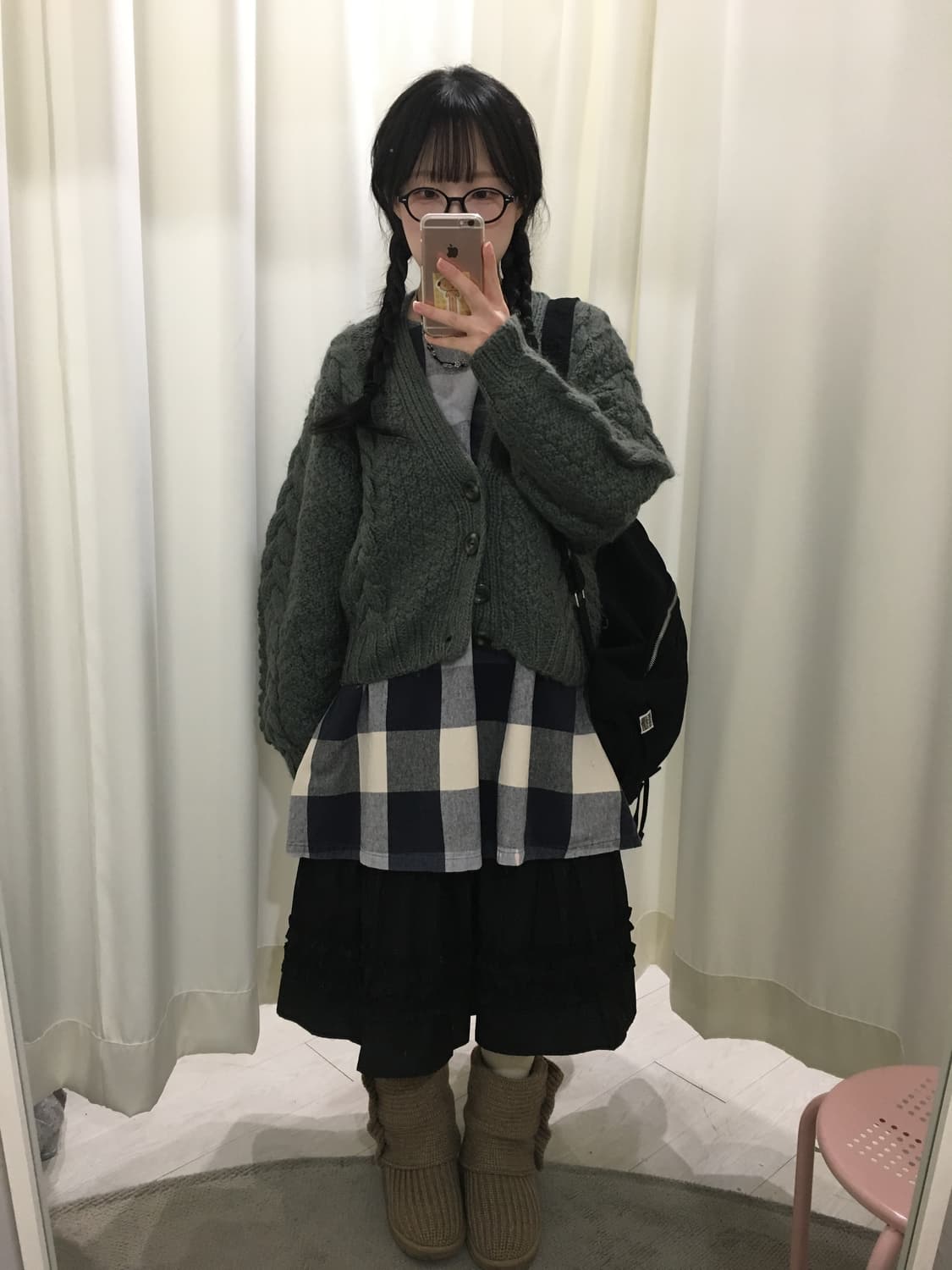 그리너리 도톰 꽈배기 가디건 상품이미지1