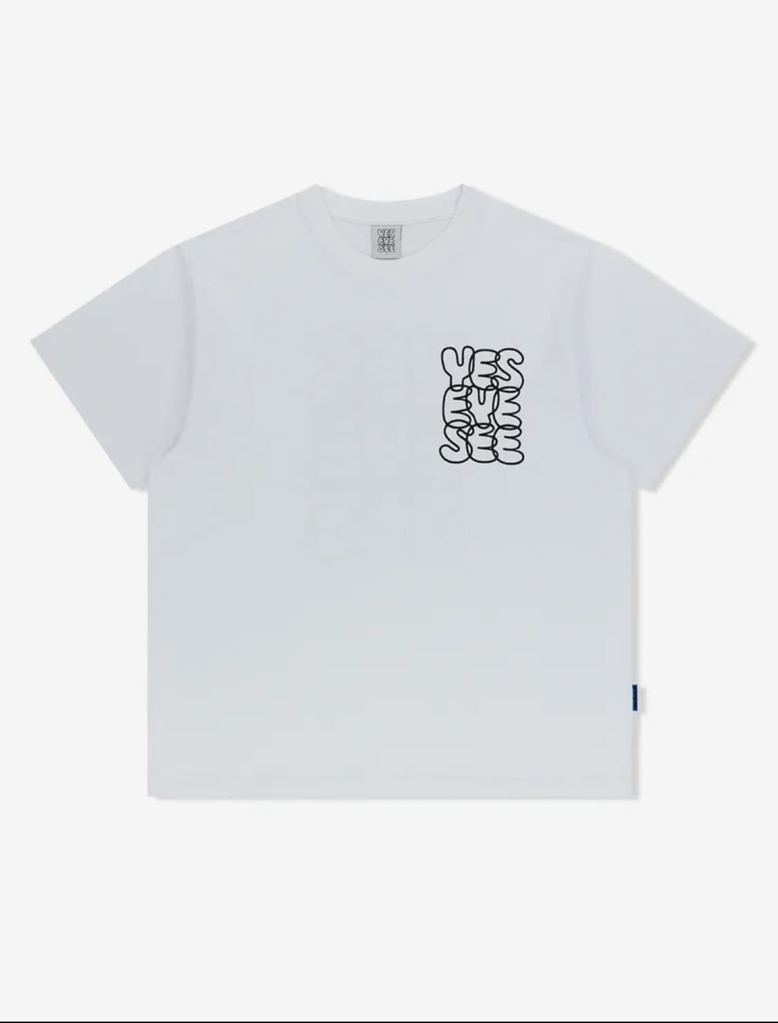 예스아이씨 반팔 C-Logo Tee White 상품이미지2