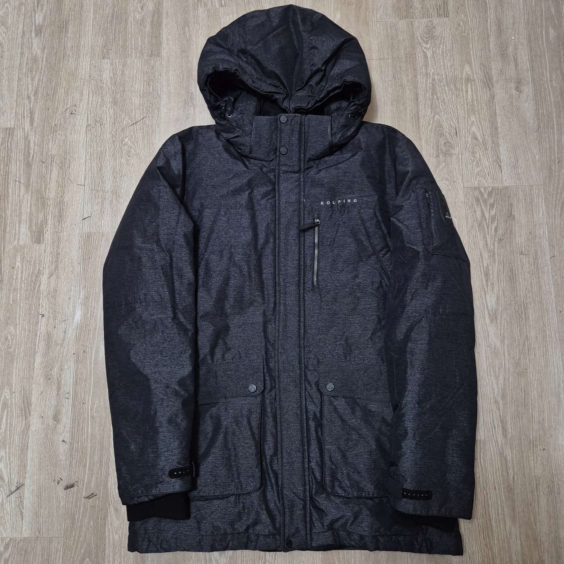 콜핑 아웃도어 1983 우모 구스다운 후드 패딩 점퍼 XL(105) 상품이미지1