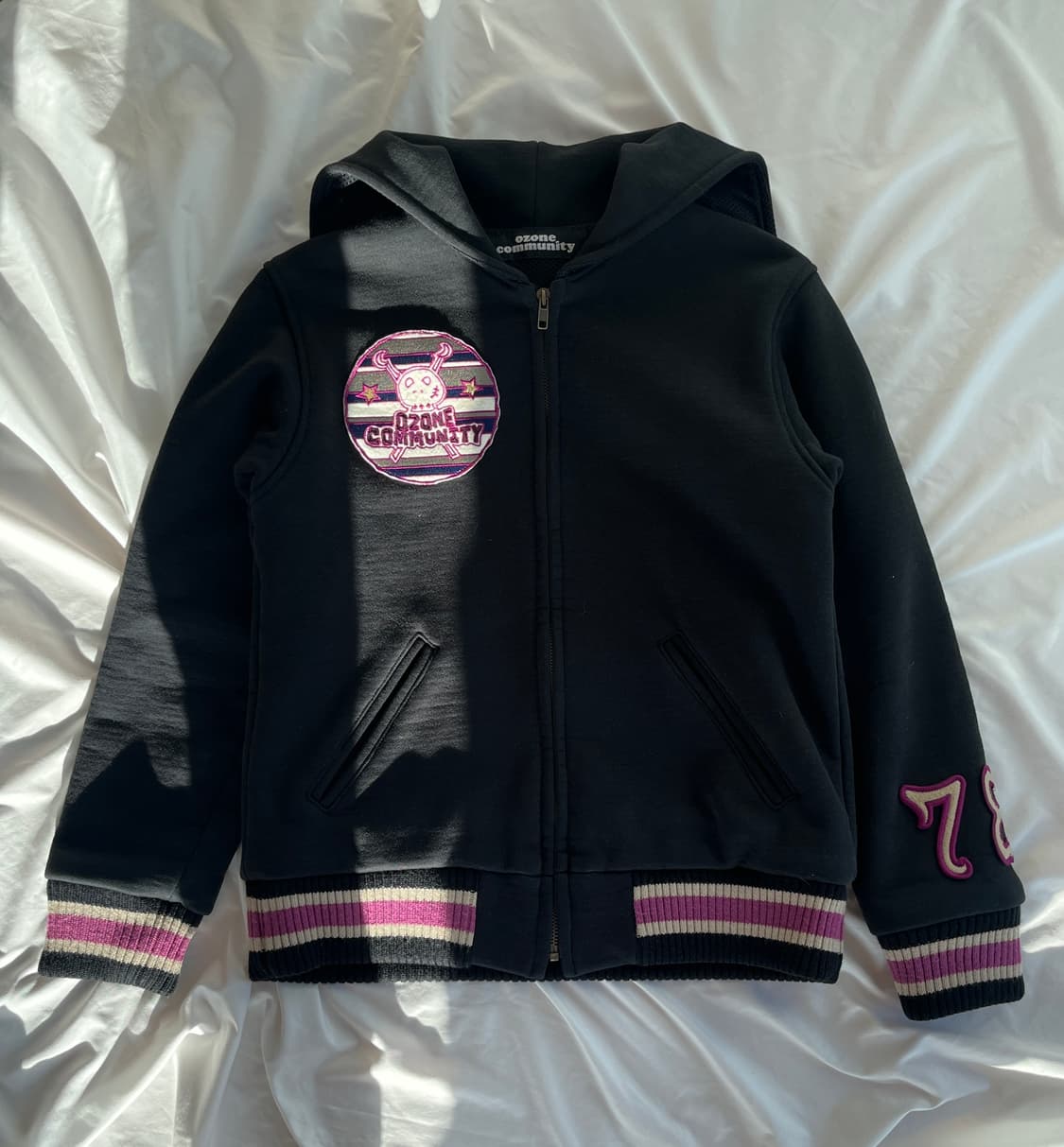히스테릭 글래머 오존 커뮤니티 날개 천사 자수 후드 자켓 집업 점퍼 상품이미지3