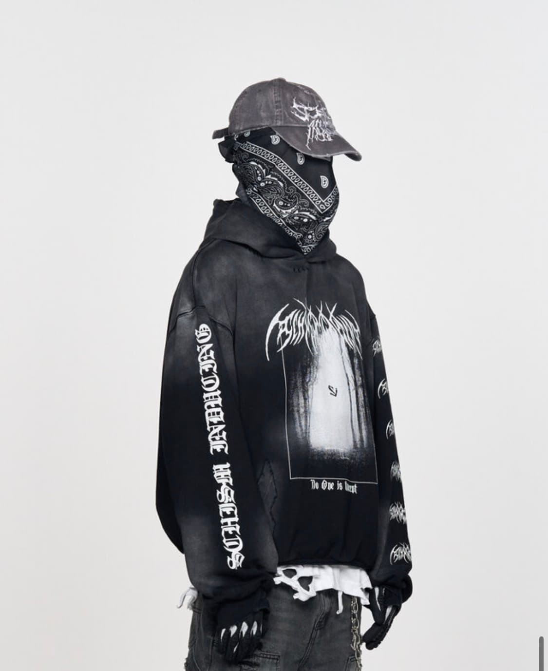 스키즘 인듀싱 후드티 EMO HOODIE CHARCOAL 상품이미지5