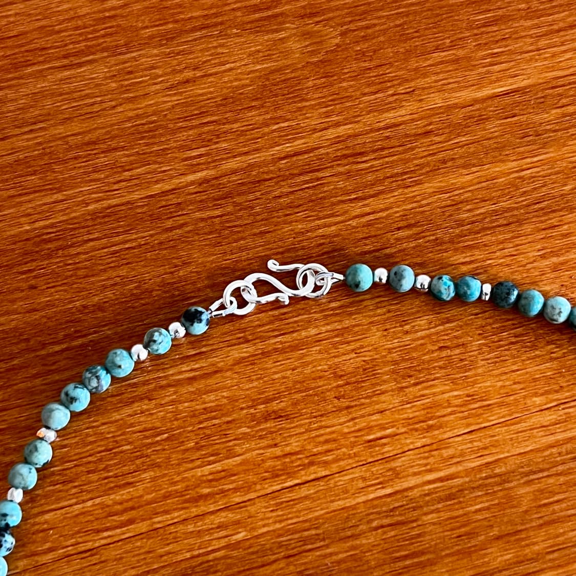 실버 비즈 터키석 네크리스 목걸이 인디언주얼리 네이티브아메리칸 상품이미지4