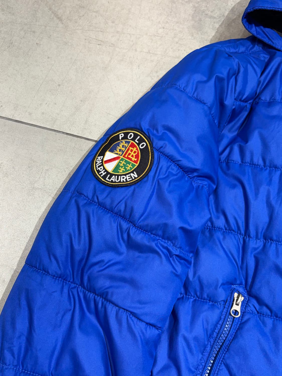 폴로 로고패치 패딩 자켓 상품이미지2