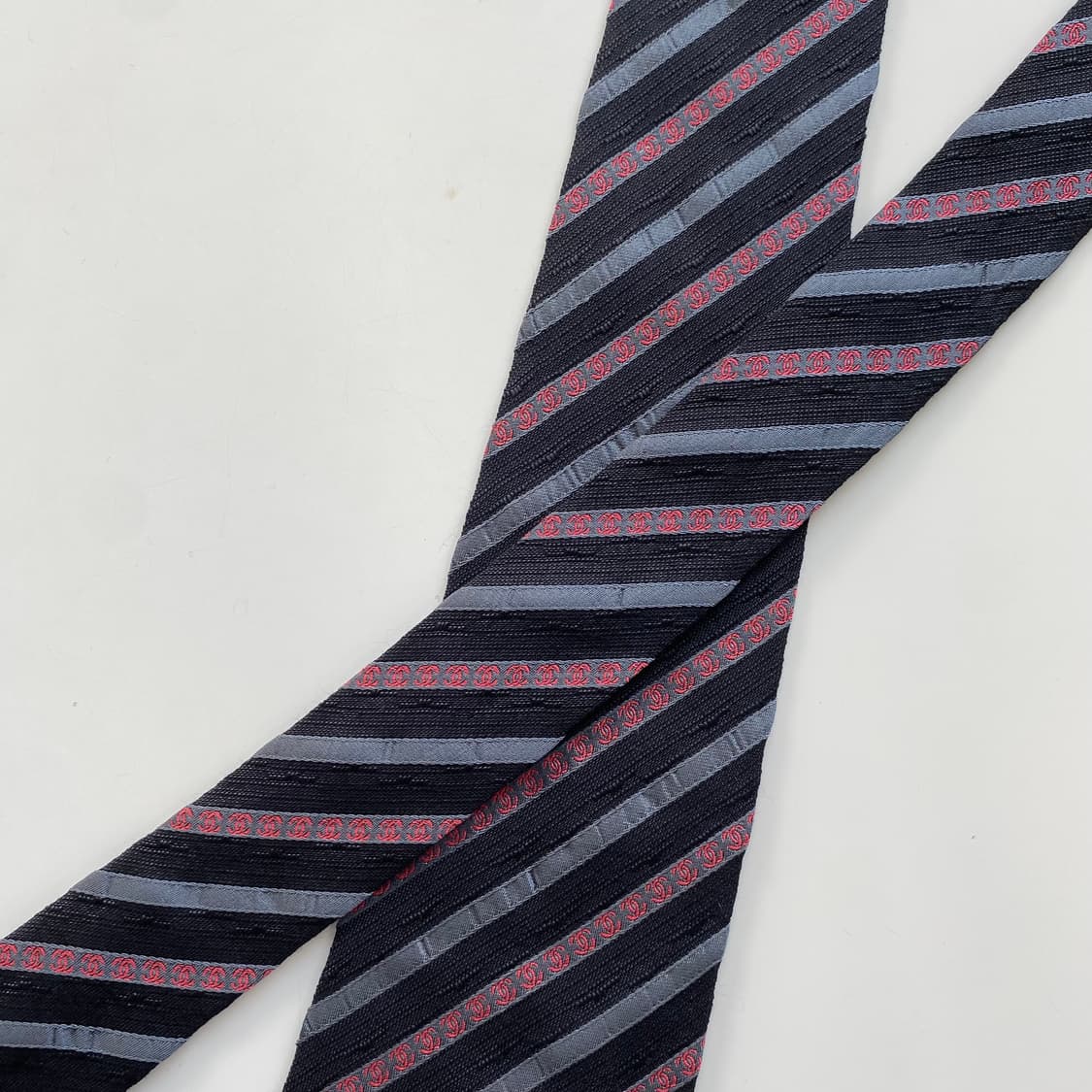 샤넬(CHANEL)모노그램 명품 정품 넥타이 상품이미지4