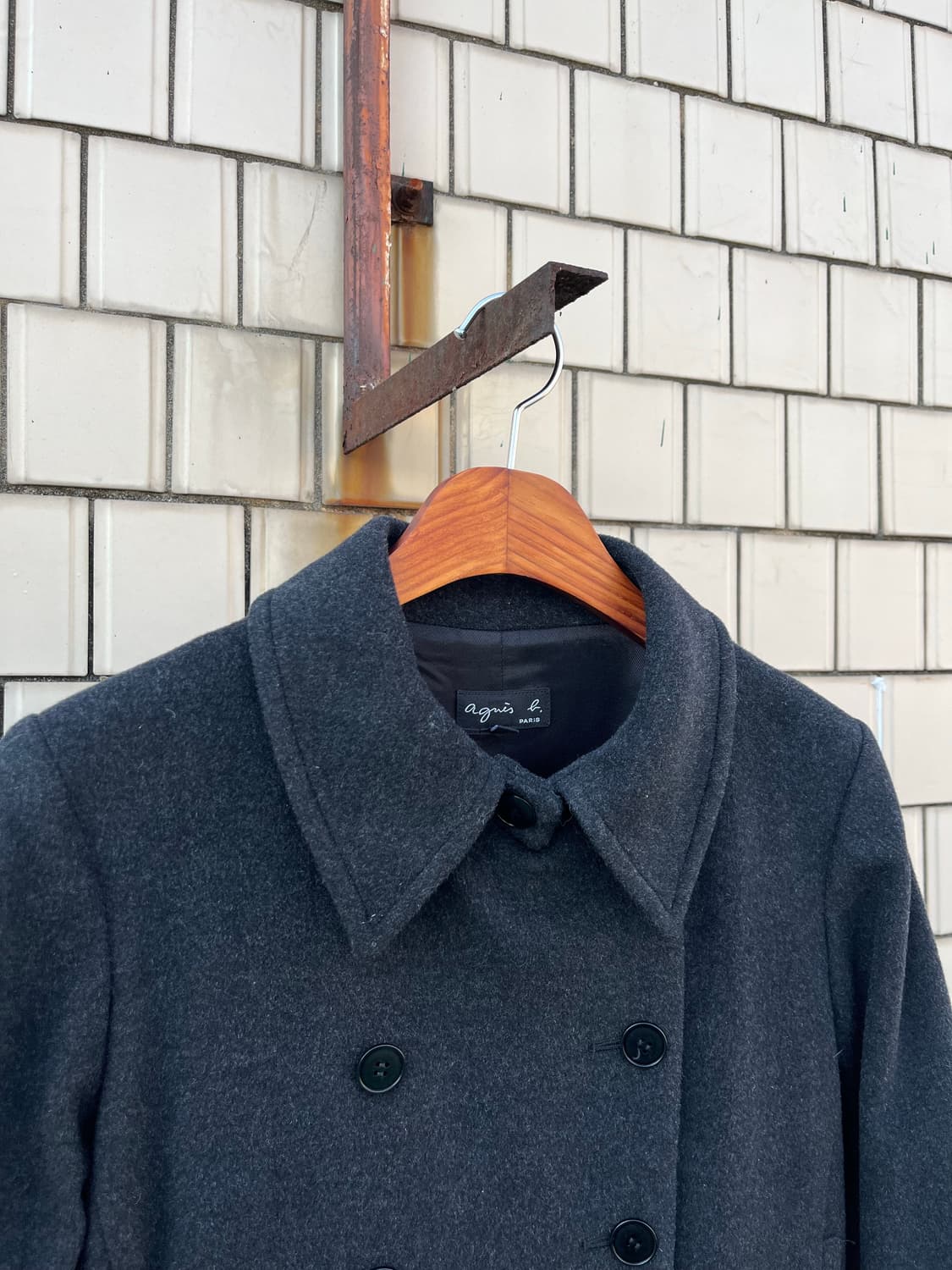 Agnes.B 울 혼방 롱코트 상품이미지2