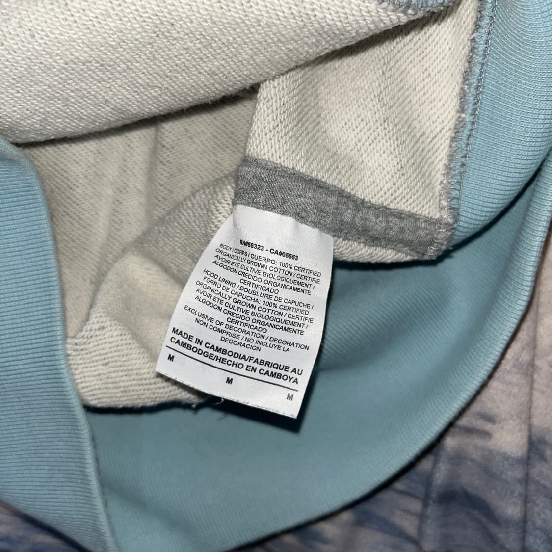 Nike Grey&Skyblue Hood Zip-up 상품이미지5