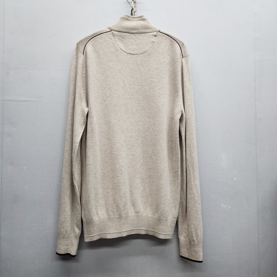 헨리코튼 반집업 니트(모/캐시미어) M 상품이미지3