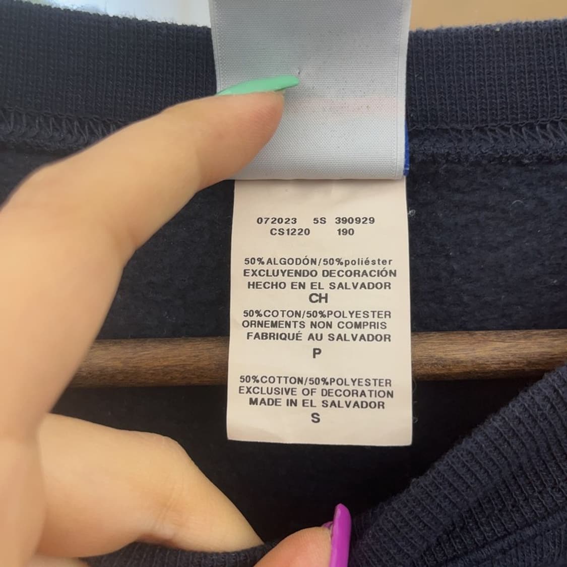 챔피언 올드스쿨 예일컬리지 빅로고 맨투맨 S C07292 상품이미지6