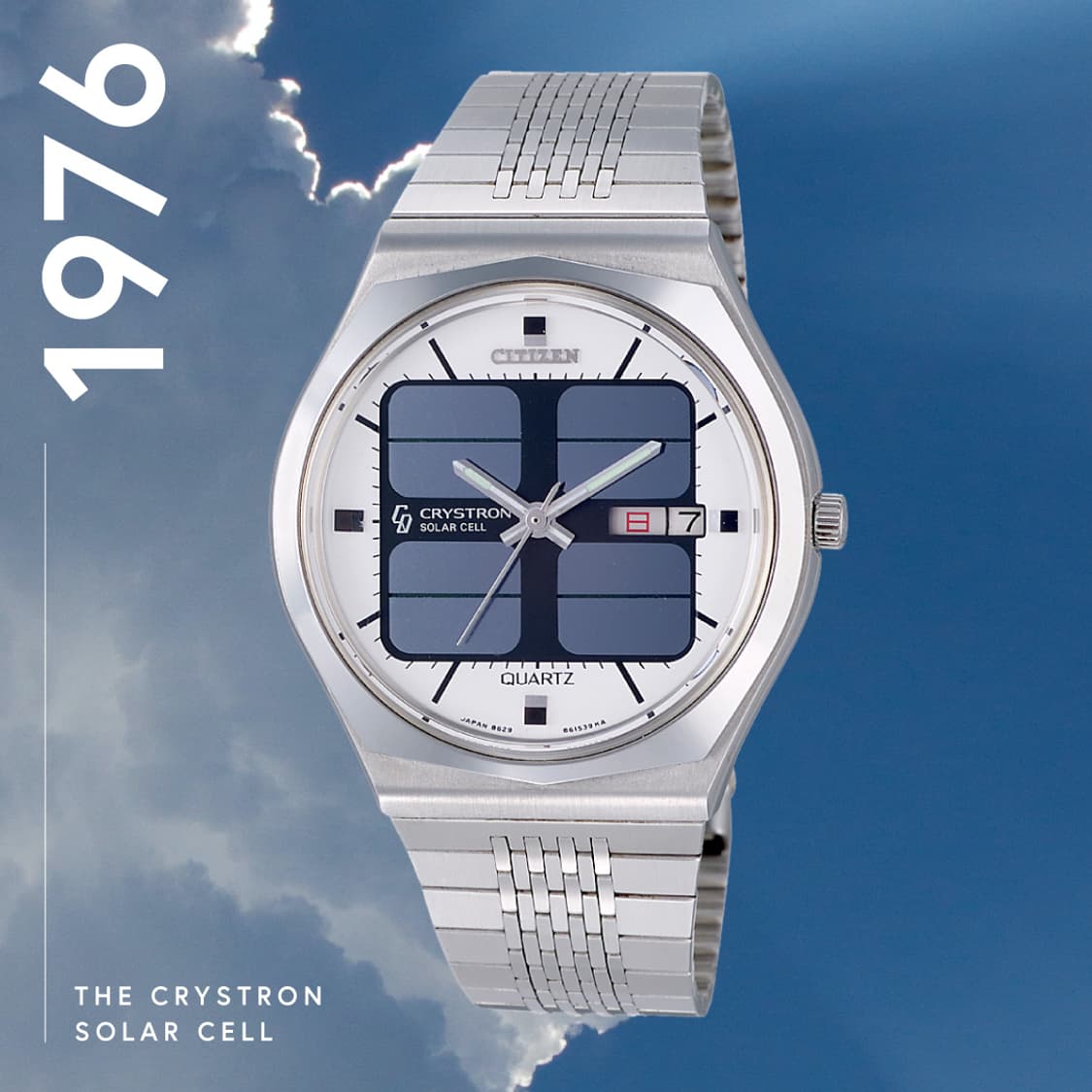1976 세계 최초 아날로그 쏠라 시계_시티즌 에코 드라이브 조상 상품이미지1
