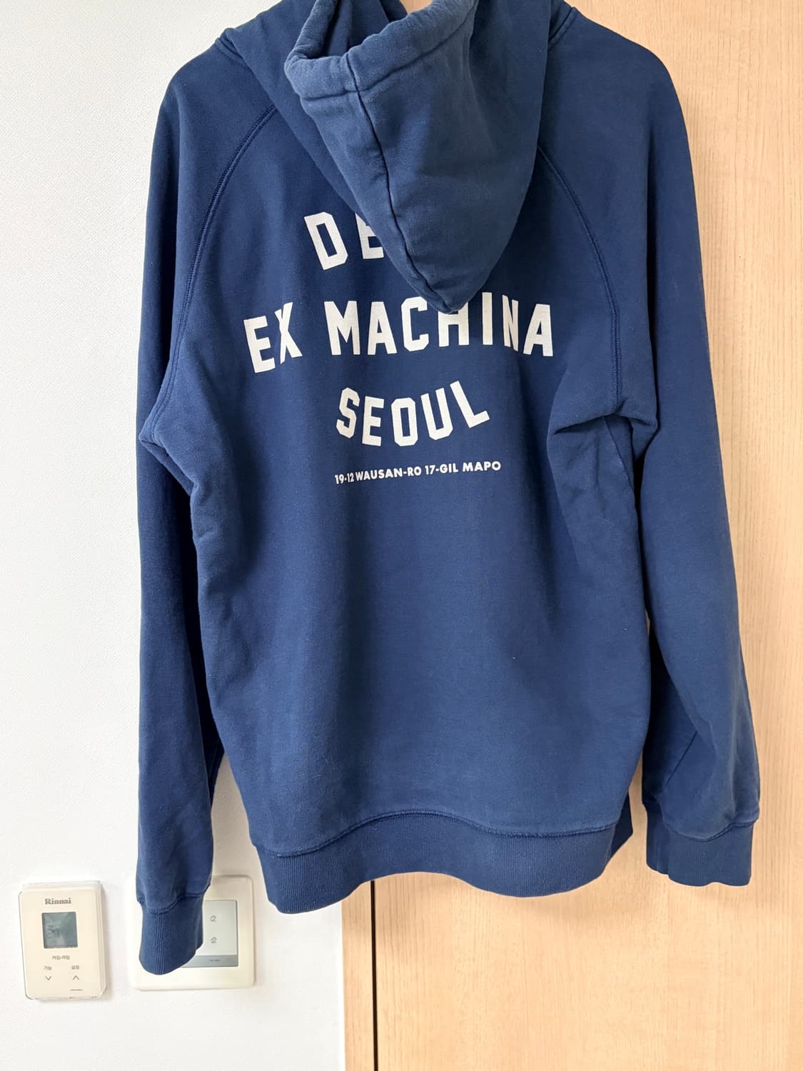 데우스 후드티 네이비 XL 상품이미지2