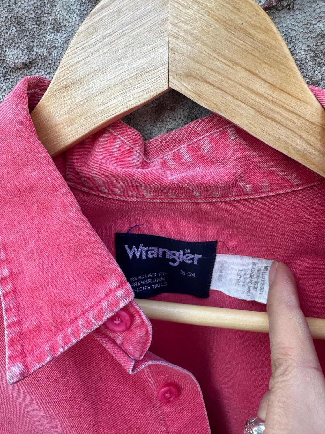 90s 랭글러 빈티지 브러쉬포퍼 아즈텍 웨스턴 셔츠  상품이미지6