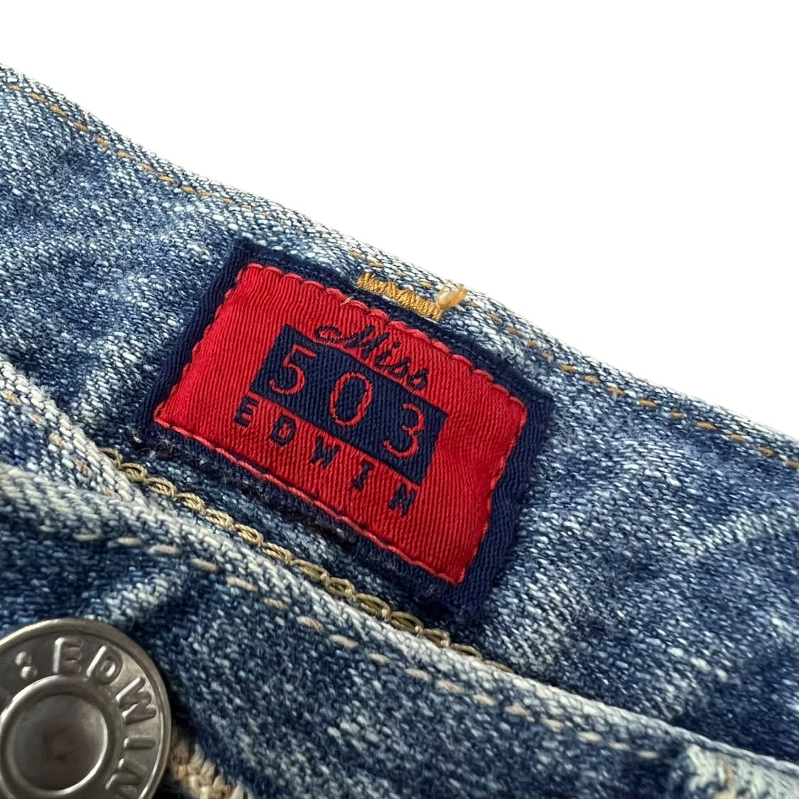 에드윈 503 워싱 부츠컷 데님팬츠 상품이미지8