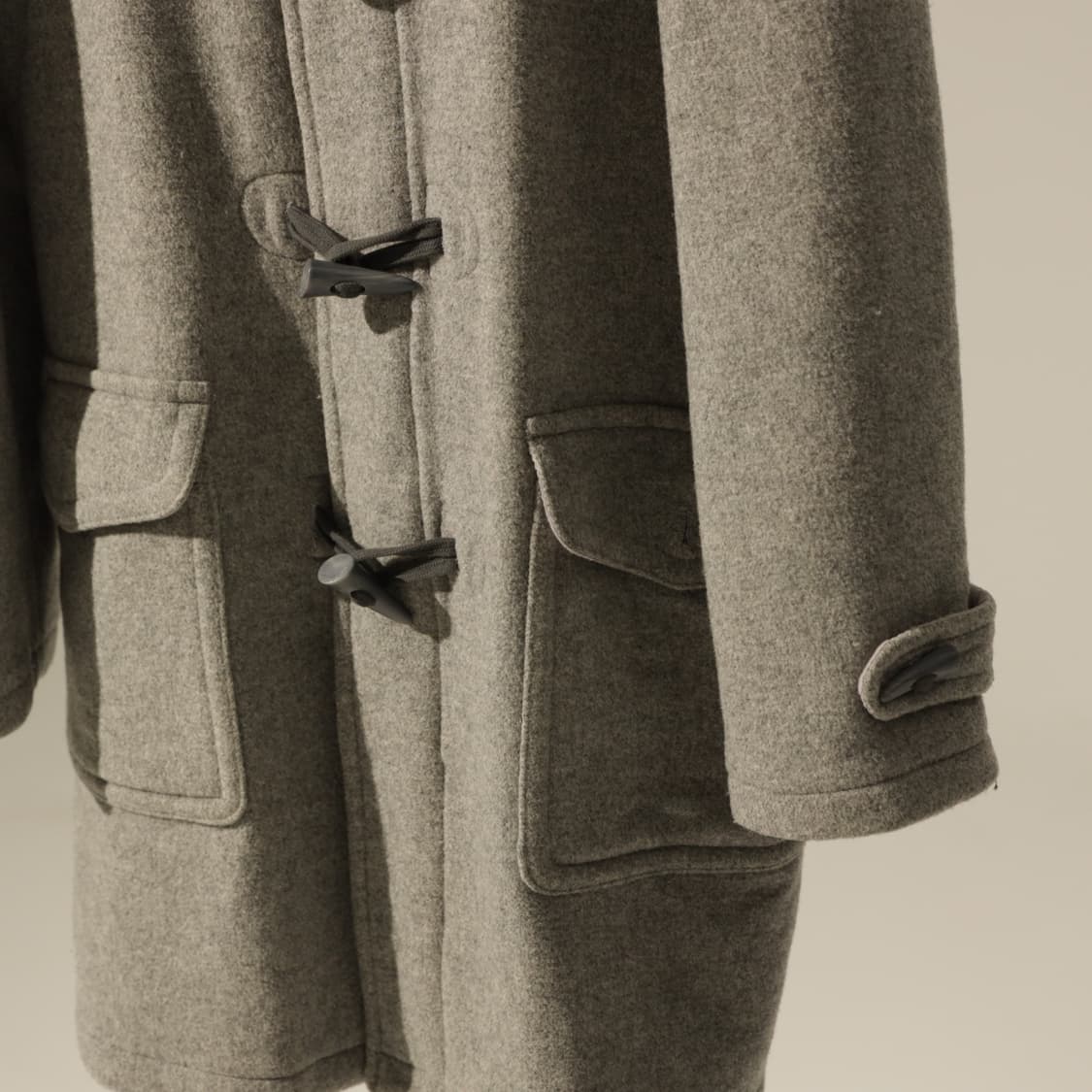 Vintage 지퍼 플라이 더플 코트 상품이미지5