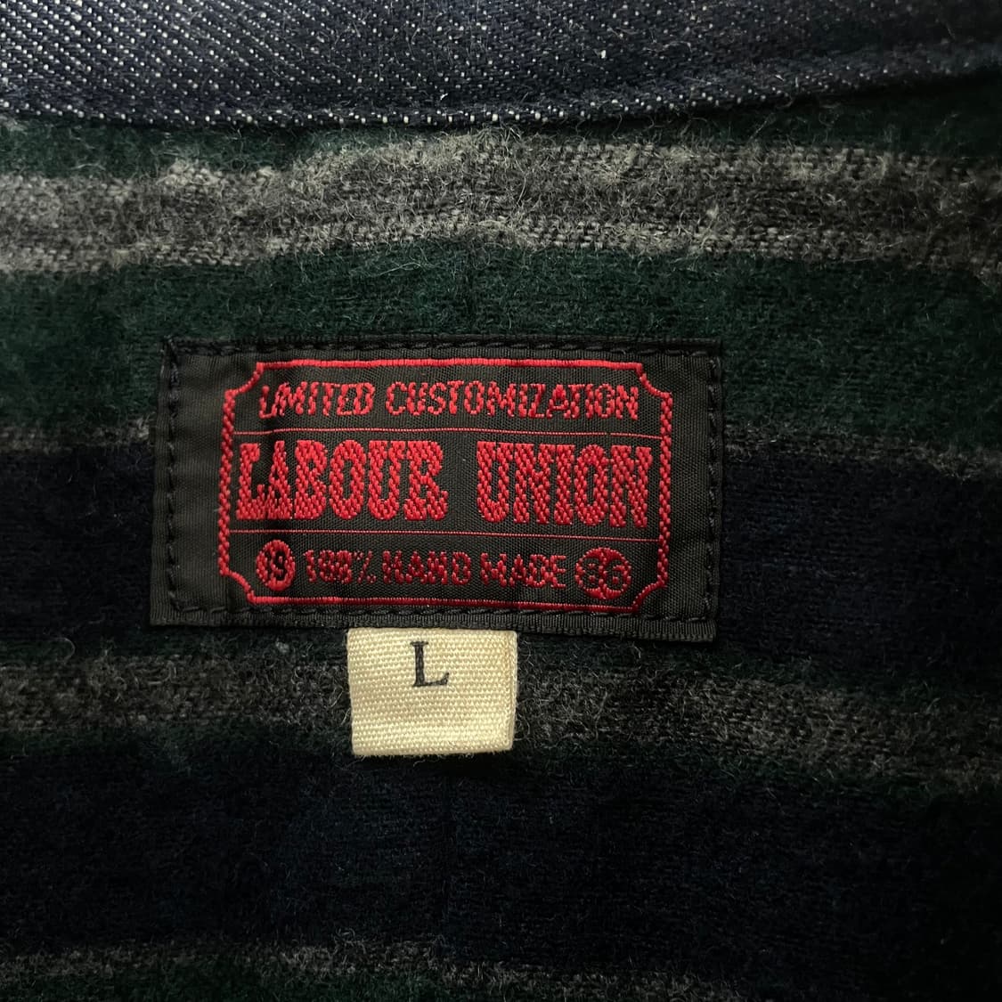 Labour Union  레이버유니온 데님 스티치 워크자켓 상품이미지5