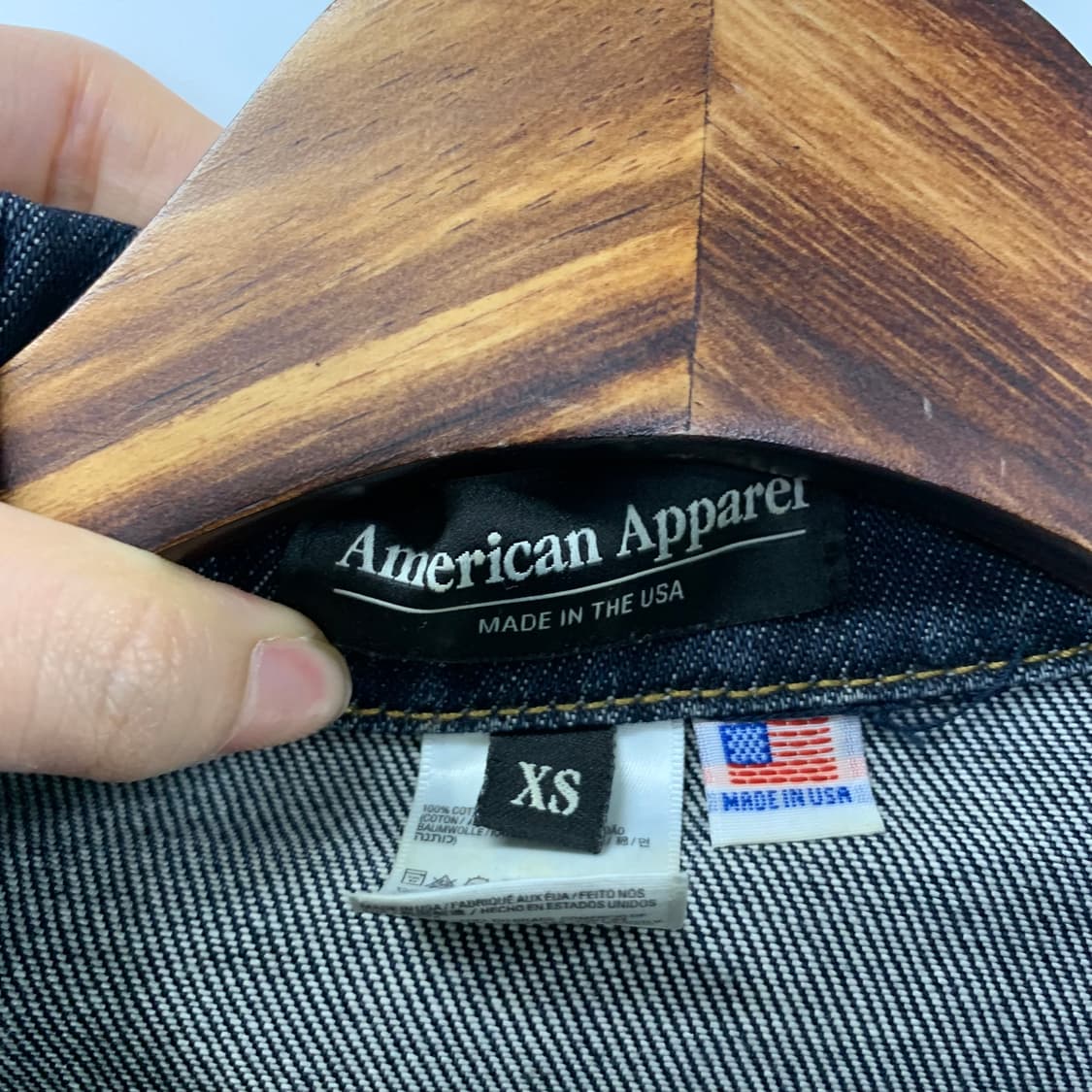 아메리칸어패럴 워싱 데님 자켓 상품이미지6