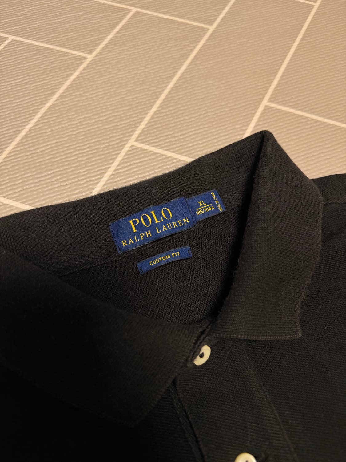 폴로 빅포니 반팔 럭비티 블랙 상품이미지5