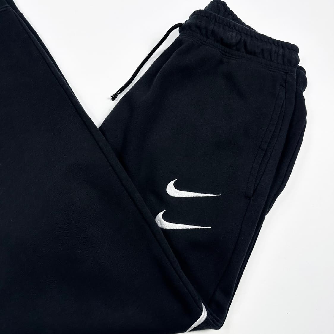 나이키 더블스우시 블랙 조거팬츠 (L) 상품이미지1