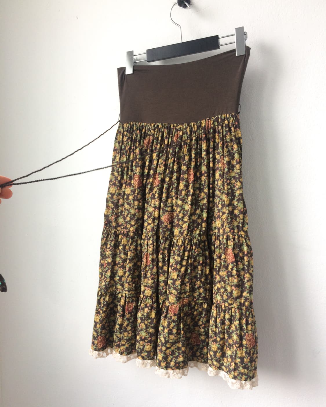 Flower pattern long skirt 상품이미지2