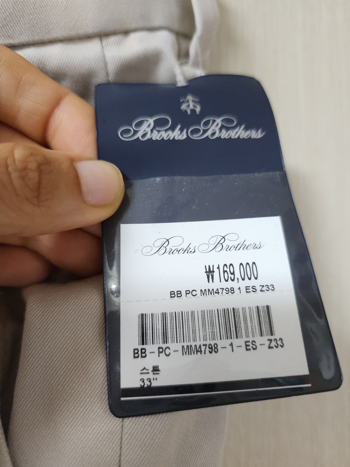(새제품) 브룩스브라더스 bb 어드밴티지 치노팬츠 33 상품이미지3