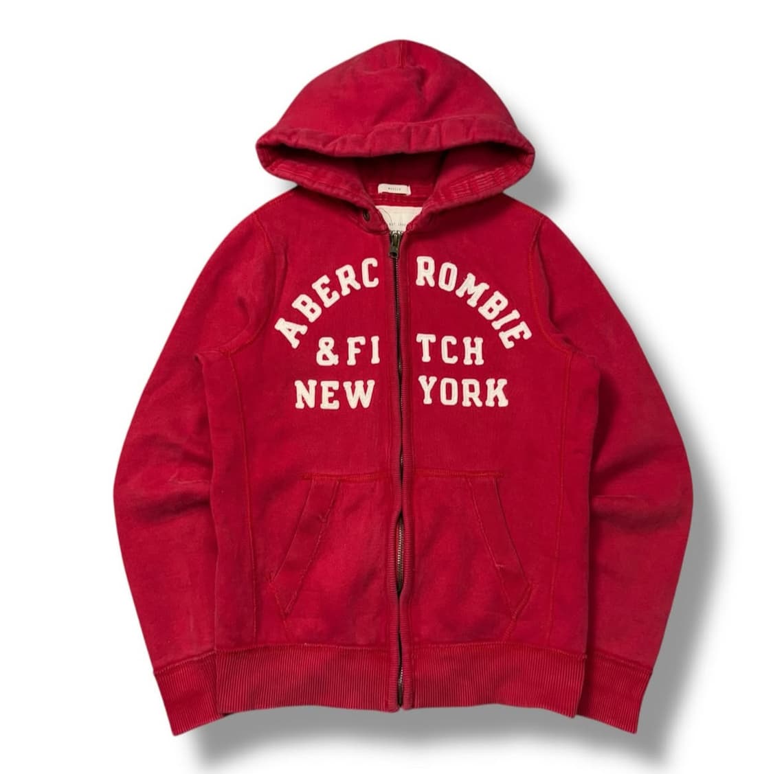 대장급) 아베크롬비 헤비 후드집업 레드 상품이미지1