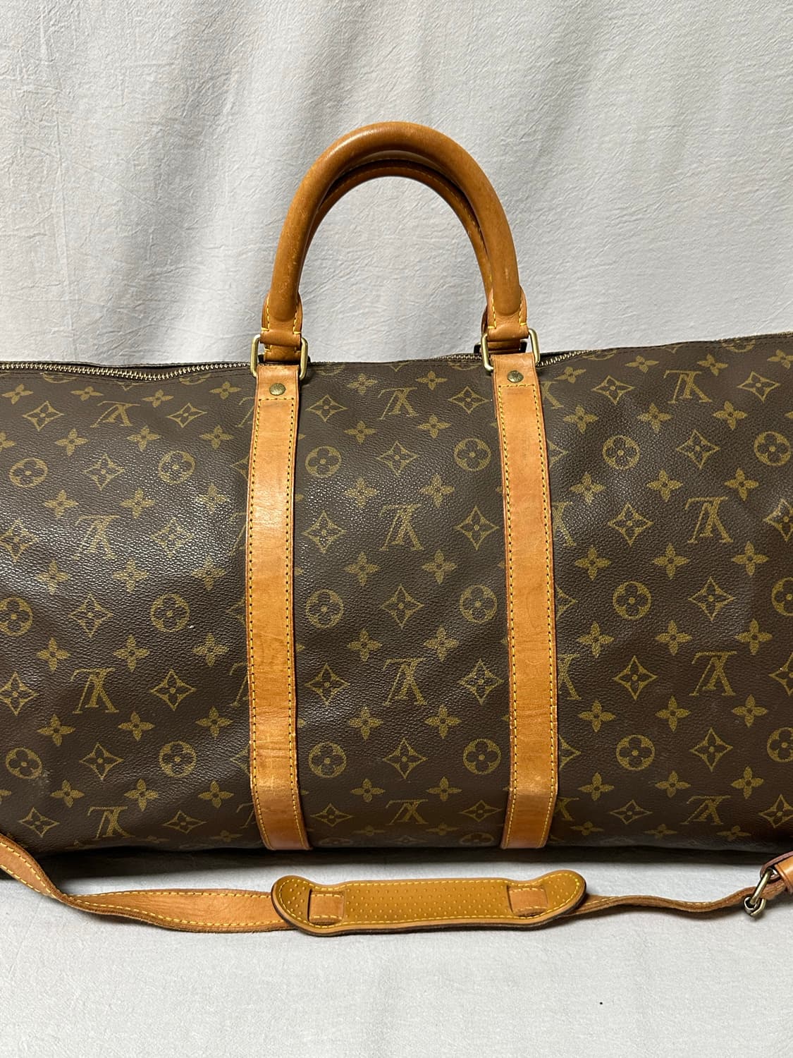 루이비통 모노그램 여행용 보스턴백 키폴 55 반둘리에 상품이미지4