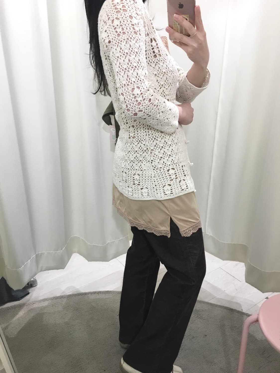 hippie slim crochet cardigan 상품이미지5