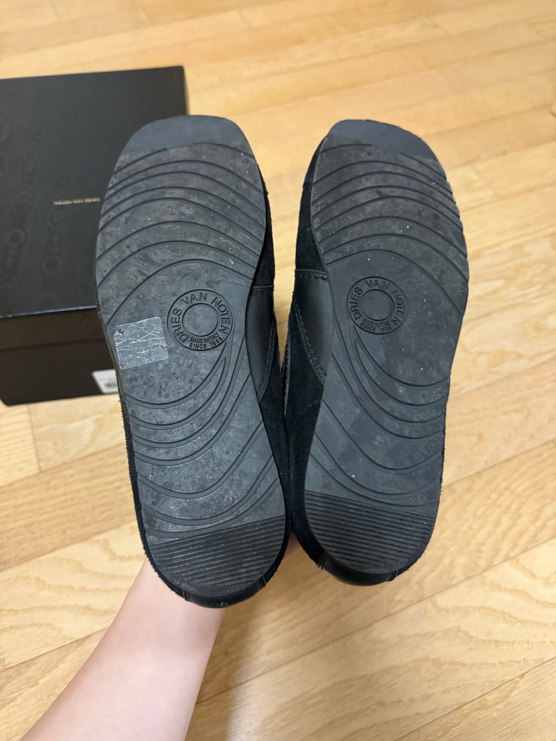 [40] 드리스 반 노튼 마라톤 스니커즈 블랙 상품이미지5