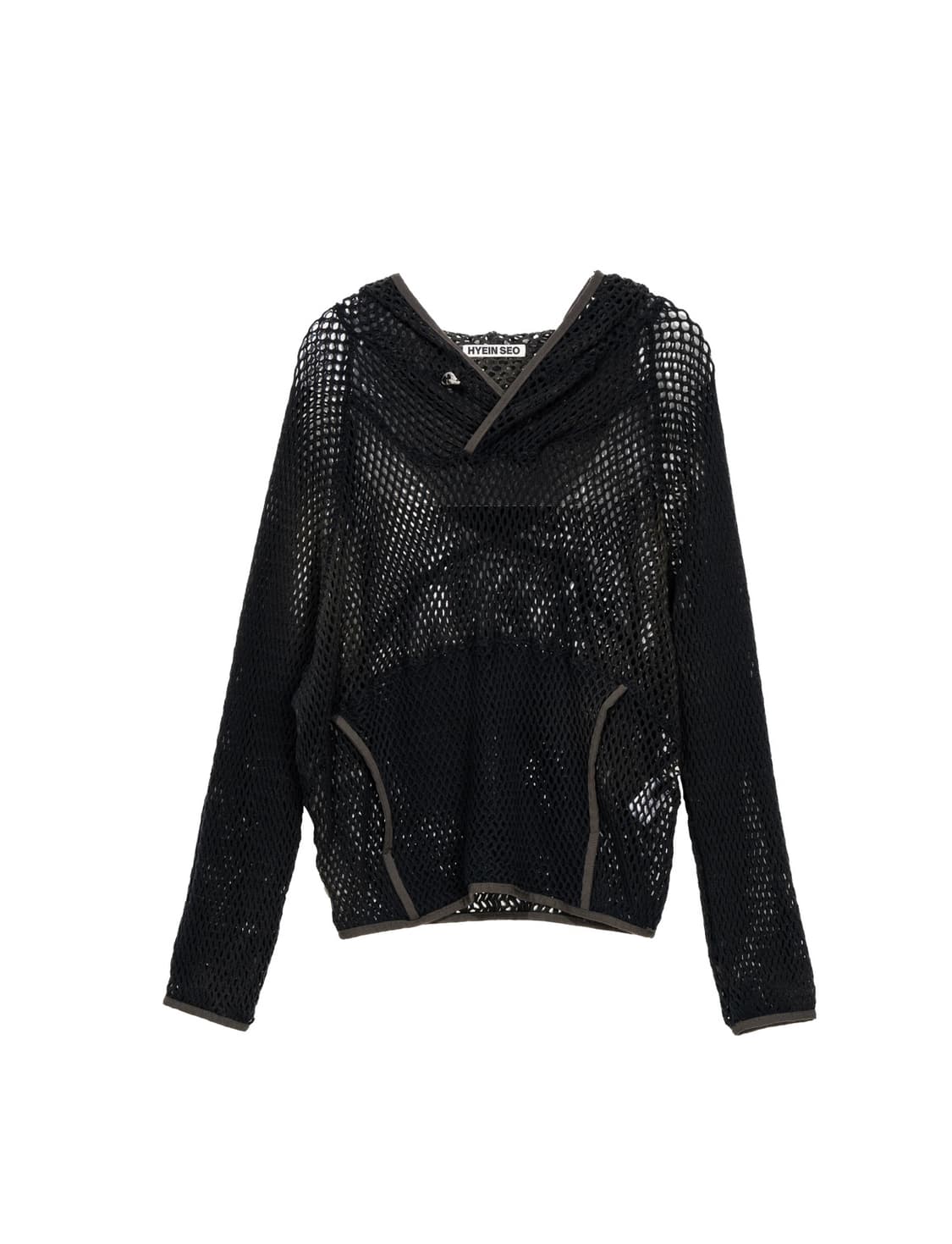 [1/2] HYEIN SEO Spray-Dyed Mesh Hoodie 상품이미지1