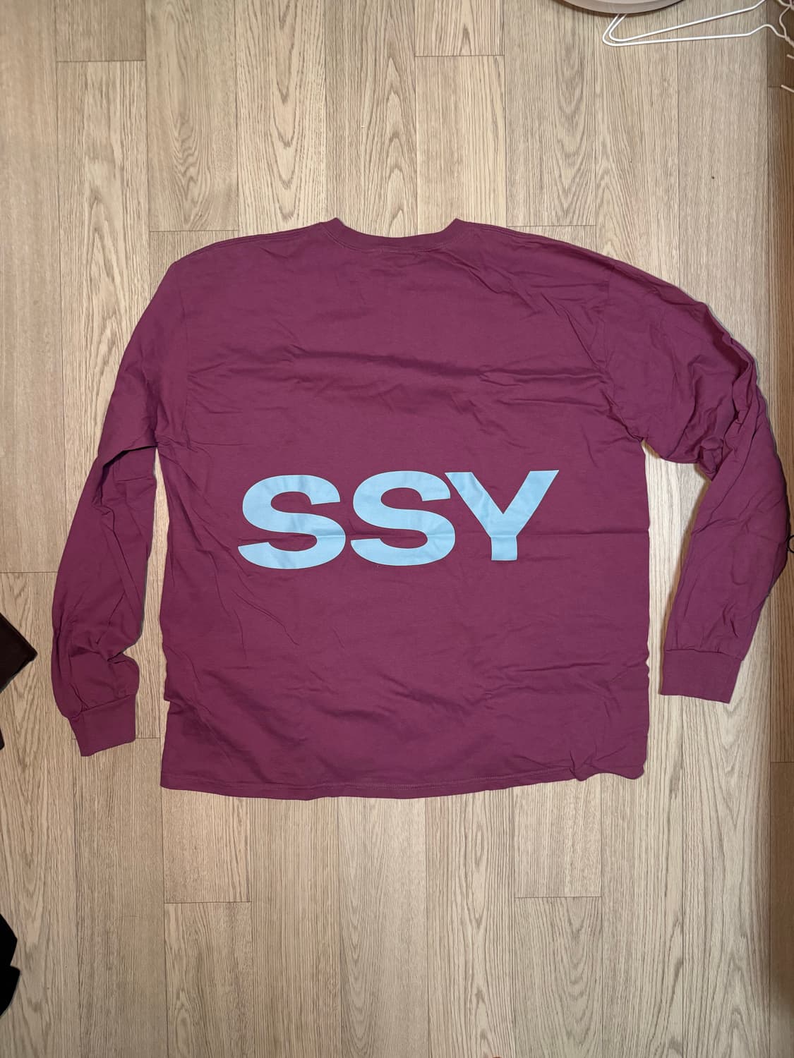 스투시 STU 레터링 롱슬리브 버치 퍼플 상품이미지2