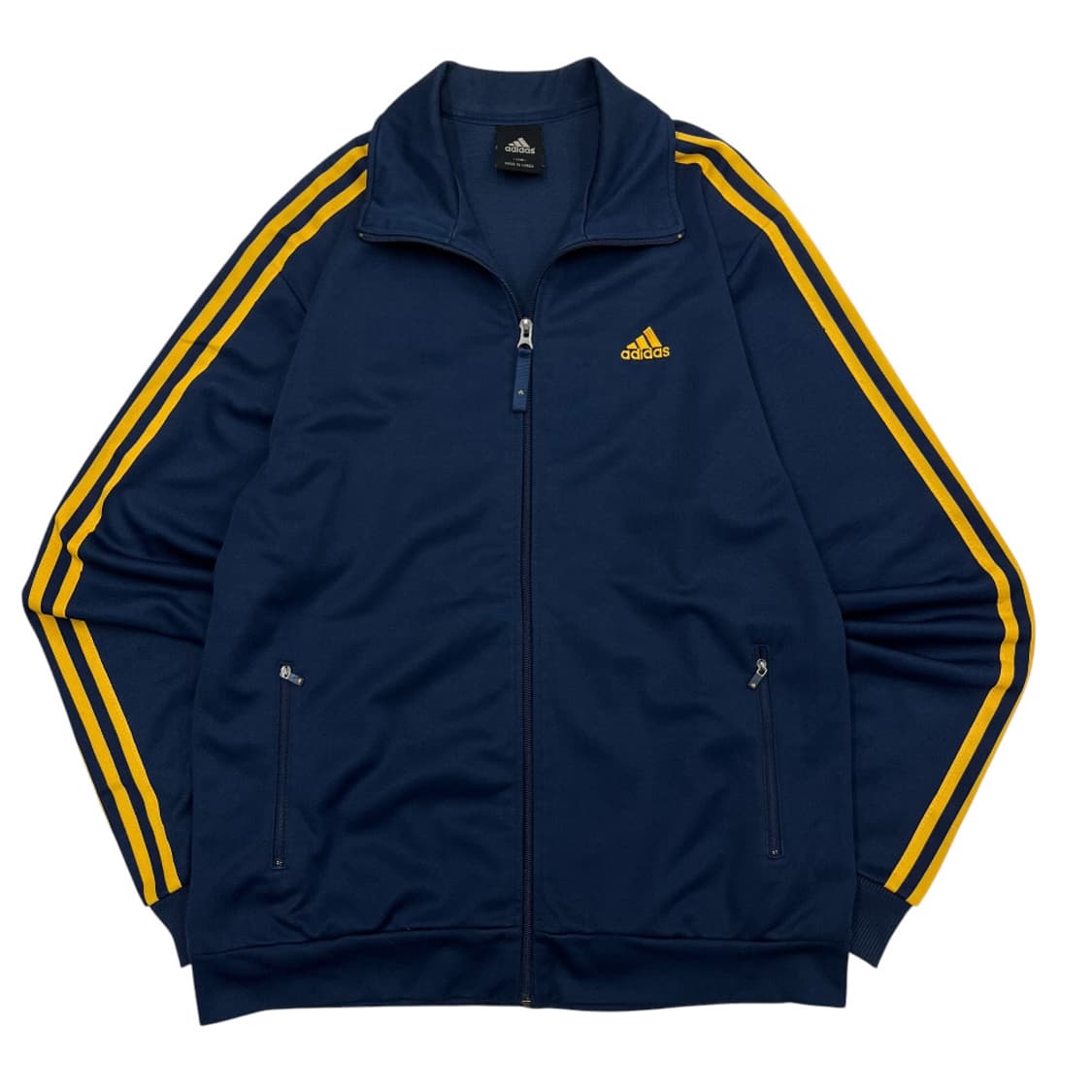 아디다스 옐로우라인 네이비 트랙탑 110 상품이미지3