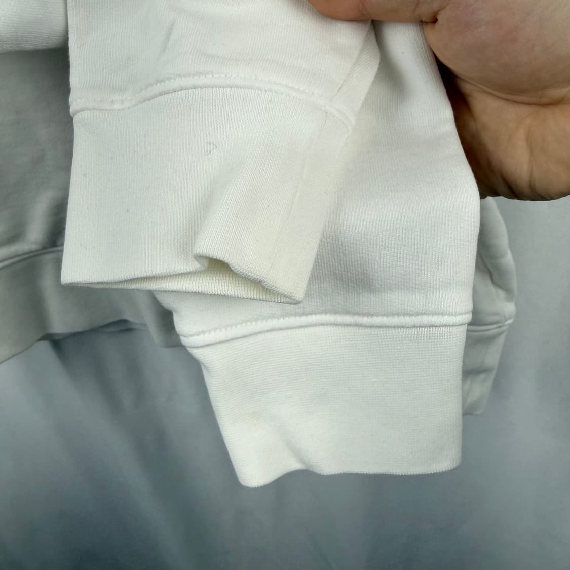 (XS) 캘빈클라인 우먼스 크롭 후드 티 화이트 상품이미지5