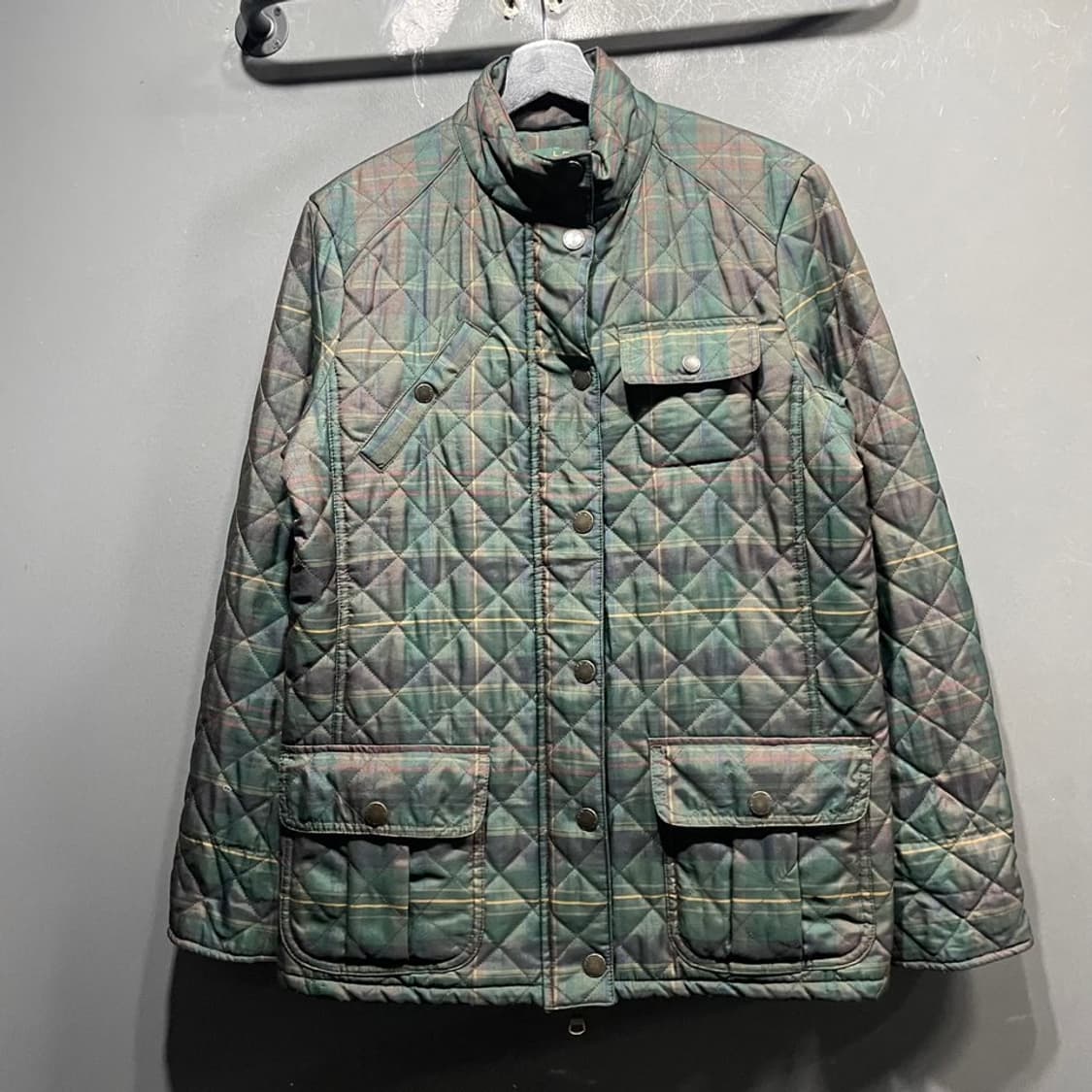 랄프로렌 타탄체크 퀄팅자켓 상품이미지2