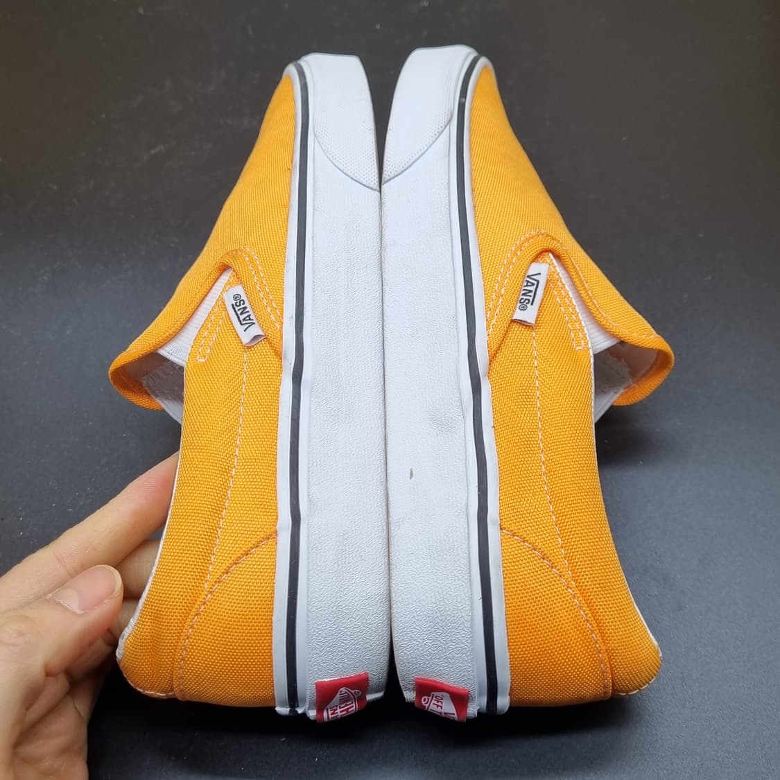 반스 클래식 오렌지. 여성슬립온230 상품이미지5