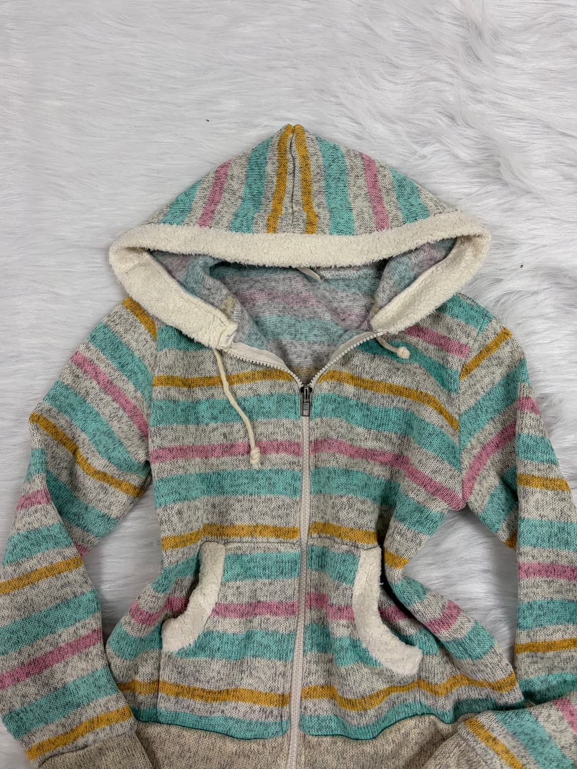 무지개떡 00s 미사 임수정깔 너드 모리걸 후드 🎀 상품이미지2