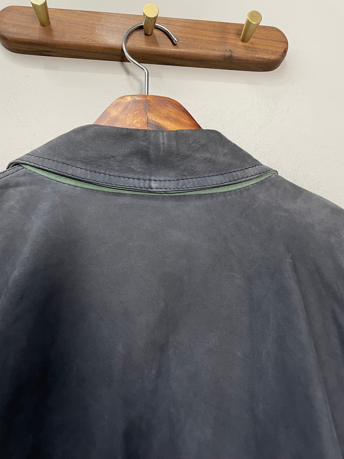 빈티지 네이비 블루종 스웨이드 자켓 H1568 상품이미지10